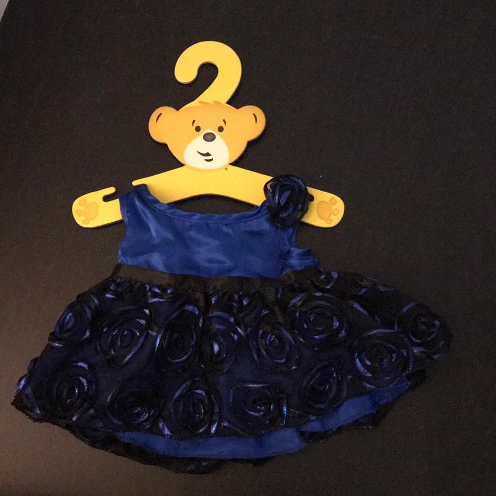 Build a Bear fancy blue dress